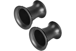 uxcell 2Pcs 65mm x 74mm Speaker Port Tube Subwoofer Bass Reflex Tube Bass Woofer Box Port Tube Vent