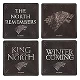 Game of Thrones Cork-Back Coaster Set, Multicolored