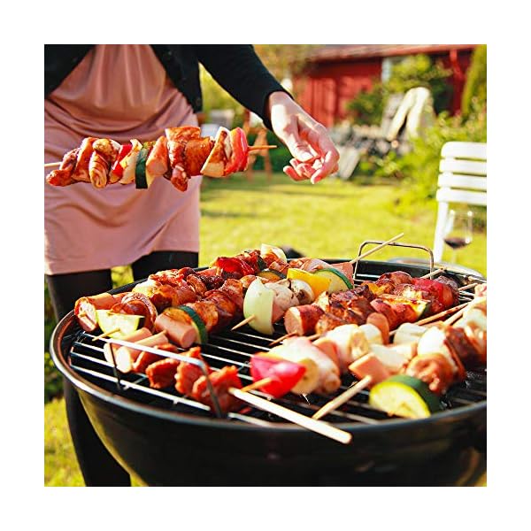 BEAU-JARDIN-Portable-Charcoal-Grill-for-Outdoor-18-inch-Barbecue-Grill-and-Smoker-Heat-Control-Round-BBQ-Kettle-Outdoor-Picnic-Patio-Backyard-Camping-Tailgating-Steel-Cooking-Grate-for-Steak-Chicken