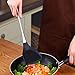 Tenta Kitchen Flexible Silicone Soft Edge Slotted Spatula Fish Turner Spatula - 18/0 Stainless Steel Handle-Quality Silicone - Heat resistant to 600°F (Silicone,1pc)