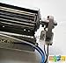 bbq factory Replacement Fireplace Fan Blower + Heating Element for Heat Surge Electric Fireplace