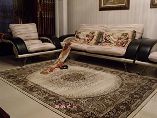 DECORHAN Tailor-Made Turkish Carpet Living Room Bedroom Restaurant Sofa Rug, 1600Mmx2300Mm, Mocha Color