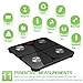 Smart Body Fat Weight Scale - Digital Bathroom BMI Scale High Precision Wireless Body Composition Analyzer Health Monitor with iOS & Android App for Body Weight Fat Water BMR & More