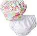 i play. by green sprouts Baby-Boys Snap Reusable Swim Diaper (2pk) | No other diaper necessary, UPF 50+ protection,White/White Zinnia,24 Months