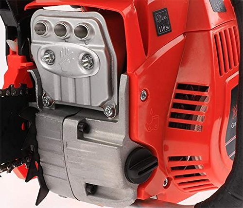 Fashine 58CC 20" Petrol Chainsaw 3.4 HP Gas Powered Woodcutting Saw w/2 Stroke 23pc Tool Kit Carry Bag