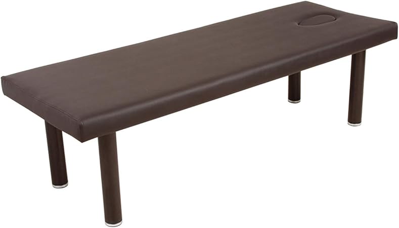 Amazon マッサージベッド ネジ固定脚 有孔 ブラウン 長さ190 幅70 高さ55cm マッサージベッド 施術ベッド 整体ベッド エステベッド マッサージ台 施術台 マッサージ 整体 ベッド セブンエステ 診察台