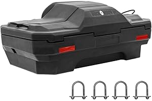 Rage Powersports Black Widow ATV-CB-8020 15" H Rear Rack Locking ATV Cargo Box