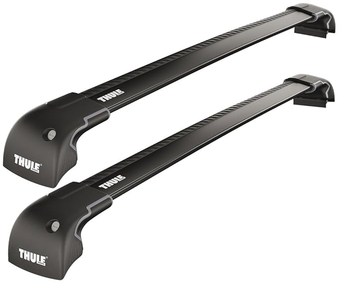 title=Thule 959220 Wingbar Edge Fixpoint/Flushrail, Nero. S/M, 2 Pezzi