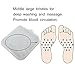 Senma Electronics Shower Foot Massager Scrubber Cleaner for Shower Floor Improves Foot Circulation Remove Foot Dead Skin and Reduces Foot Pain