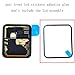 Front LCD Sticker for Apple Watch Waterproof Adhesive Tape Glue (38MM 1 Pack)