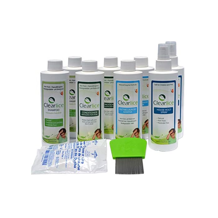 Clearlice Head Lice Natural Treatment Kit - Family Size