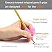 Firesara Left-Handed Training Grips, Original Butterfly Pencil Holder Correction Writing Aid Grip for Kids Handwriting Special Needs Preschoolers Children Adult Lefties Assorted Colors (4PCS)
