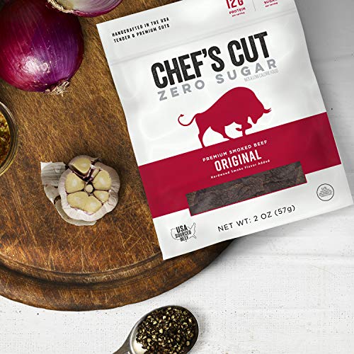 Chef's Cut Real Jerky Zero Sugar, Original, 2oz 4 Pack… Pricepulse