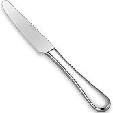 KEAWELL Premium Verona 4-Piece 9.7-Inch Dinner Knife Set (Dinner Knives) | Stainless Steel Serrated Dinner &amp; Butter Knives; Comfortable Grip; Brilliant Mirror Finish; For Dining &amp; Entertaining