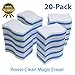 STK 20 Pack Extra Thick Power Clean Magic Eraser - Eraser Sponge for All Surfaces - Kitchen-Bathroom-Furniture-Leather-Car-Steel - Just Add Water to Erase All Dirt - Melamine - Universal Cleaner