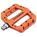 RockBros Lightweight Mountain Bike Pedals Nylon Fiber Bicycle Platform Pedals for BMX MTB 9/16