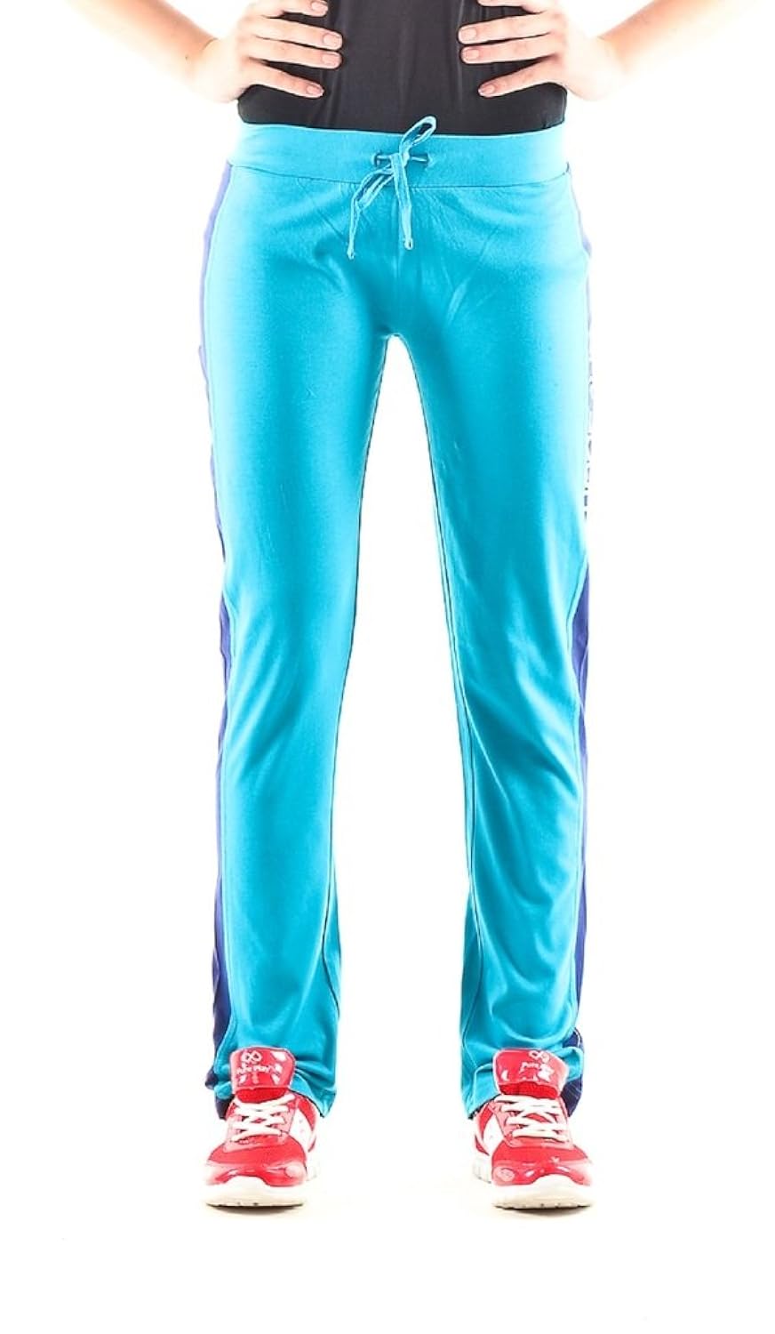 onesport women's cotton turquoise track pants(onsp4tu-p)