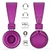 Kids Headphones,AILIHEN HD850 Volume Limiting On Ear Headset with SharePort and Microphone, Children Headphones for Kids, Computer Tablets Laptops Android IOS Smartphones Cellphones (Purple)