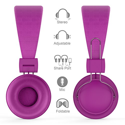 AILIHEN-HD850-Kids-Headphones-with-Microphone-Volume-Limited-and-Audio-Share-Port-for-iPhone-Tablets-Android-Smartphones-Laptops