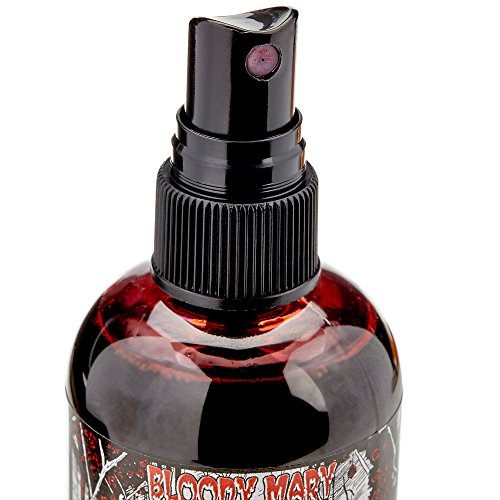 Fake Blood Makeup Spray - For Theater and Costume or Halloween Zombie, Vampire and Monster Dress Up - By Bloody Mary (Large - 4 oz)