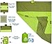 Large Outdoor Best Beach Blanket by Fjord Pro - HUGE 7' x 9' Feet Dimensions - 6+1 Sand Pockets Anchors - The Oversized Sandproof & Durable Nylon Picnic Mat For The Family - Quality Beach Accessories