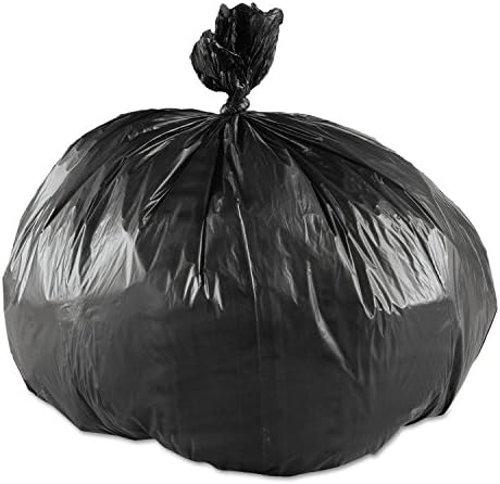 Inteplast WSL3339XPK Low-Density Commercial Can Liners, 33gal, 33x39, 0.45mil, Black, 25/rl, 6 Rl/ct