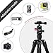 Camera Tripod, ZOMEI 62.5” Lightweight Alluminum Alloy Monopod with 360 Degree Ball Head, Quick Release Plate and Carrying Bag for Canon, Nikon, Samsung, Phone, Camcorder, Projector(Black)