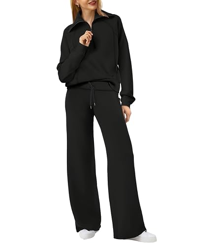 Amazon.com: Danskin 2 pc ~ Crop Top ~ Set Mixed Rib Half Zip And