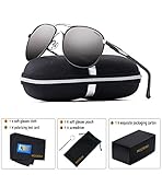 MOORAY Polarized Aviator Sunglasses for Men and Women UV Protection Mens and Womens Sports Sunglasses