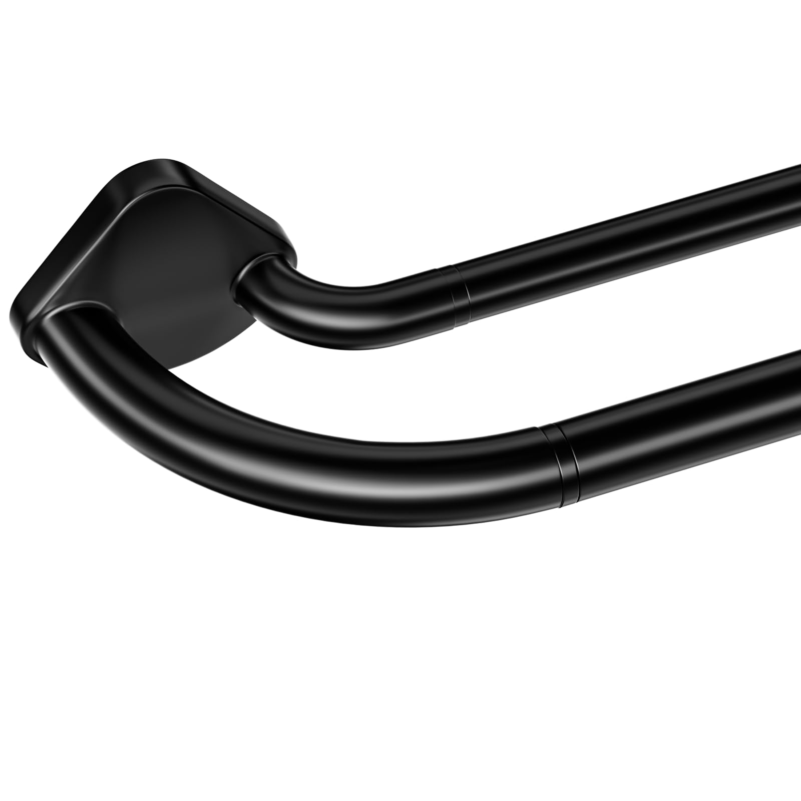 Photo 1 of *MISSING PARTS*
Abiglifty Double Curtain Rods 48 to 84 Inches, Wrap Around Curtain Rods, Extendable Double Curtain Rods for Windows, Room Darkening Double Drapery Rod, Black