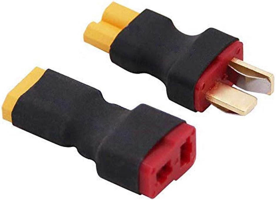 2 Pair No Wires XT30 to Deans T Plug Female Male Adapter Wireless Connector for RC FPV Drone Car Lipo NiMH Battery Charger ESC - Image 4