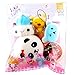 Joykith Mini Soft Cake Bread Toys Set Slow Rising Simulation Food Toy Key Cellphone Chain Bread/Buns Phone Charm Key Chain Strap Child Gift (Random Colour)