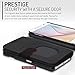 S6 Case, Samsung Galaxy S6 Wallet Case, ROOCASE Prestige Premium Synthetic Leather Wallet Case Flip Cover [Stand Feature] with Credit Card ID Holder for Samsung Galaxy S6 (2015), Black