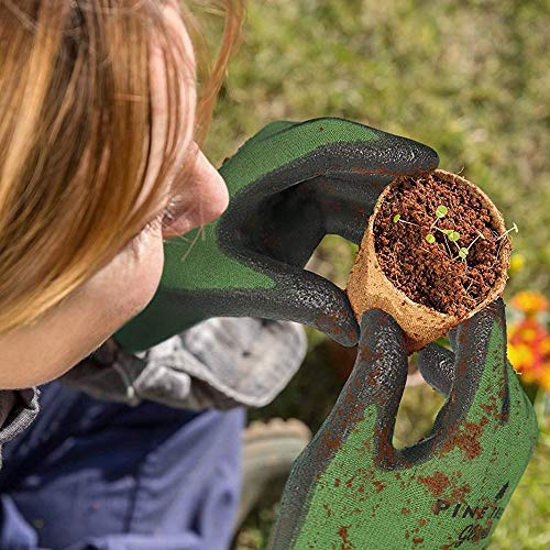 Pine Tree Tools Women's and Men's Bamboo Gardening Gloves, L - Image 4