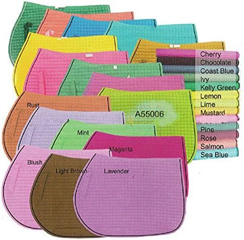 Pacific RIM International Cotton Trail Pad (Teal/Purple/Black, One Size)