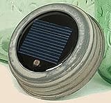 Mason Jar Galvanized Solar Lid Light