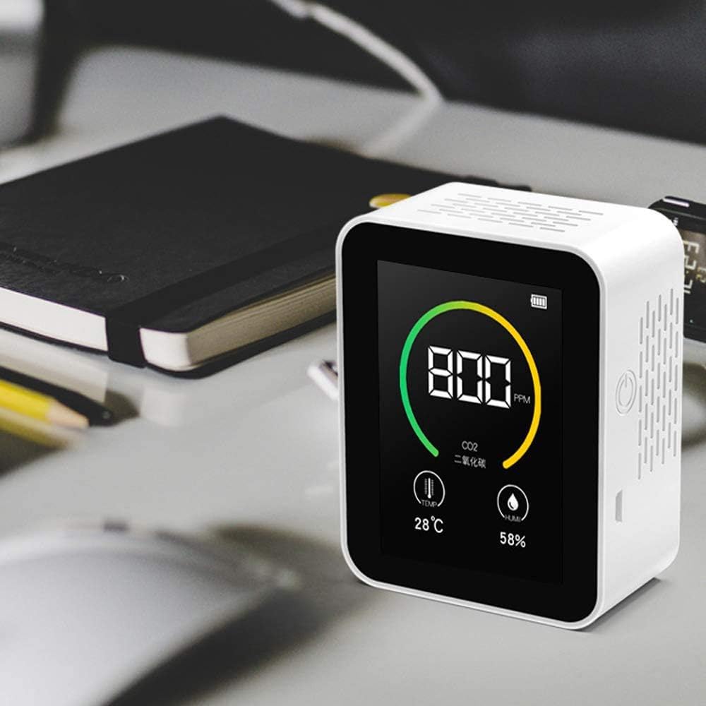 TOPQSC Air quality Monitor CO2 Carbon Dioxide Detector 400-5000PPM ...
