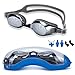 Street Tribe Swim Goggles, Swimming Goggles, Professional Swim Goggles,Triathlon Goggles,Anti-Leakage, Anti-Fog,Anti-UV, for Adult Men Women Youth Kids Child(Geay)
