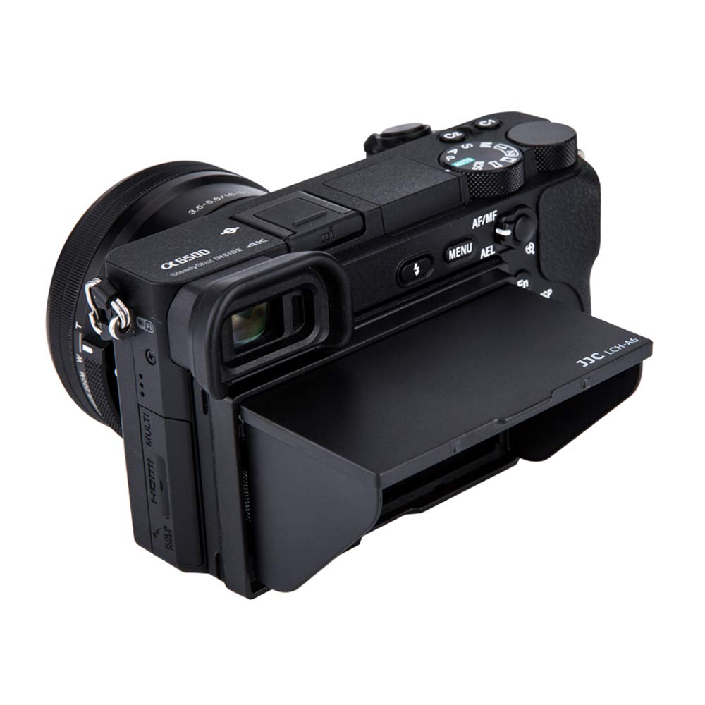 JJC LCD Shade Hood for Sony Alpha A6600 A6500 A6400 A6300 A6100 A6000 Mirrorless Digital Camera