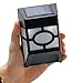 [Warm Light] XLUX S55 Solar Powered Lights for House Outdoor Landscape Garden Fence Lamp, Soft White, 2 Pack