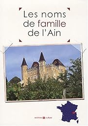 Les  noms de famille de l'Ain