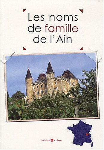 Les  noms de famille de l'Ain