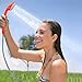 INTEY Portable Camping Shower, Outdoor Handheld Shower Kit for Camping, Beach, Pool, Pump Camping Shower, Orange