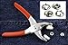 Snap Fastener Tool - with 108 Snaps Designed for Setting Back Pieces Without Having to Cut Holes in Material-Rubber Tips Help Keep Studs&Backs in Place for Centering&Crimping
