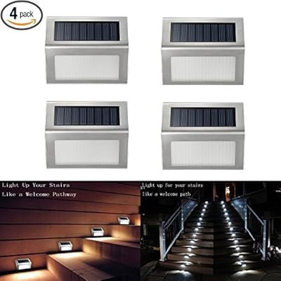 Solar Deck Lights Ithird 3 Led Solar Powered Step Lights Stainless
