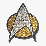 STAR TREK NEXT GENERATION UNIFORM sew iron on Patch Badge Embroidery 5x6 cm 2