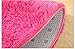 Bnxbb Ultra Soft 4Cm Thick Indoor Fluffy Thick Indoor Area Rug for Home Decor Living Room Bedroom Kitchen Dormitory Rectangle,Size:24 x 47 Inch (60Cm X 120Cm) Hot Pink
