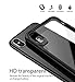 iPhone X Case, Vivafree [Transparent Series] Premium Hybrid Slim Fit Crisp Clear Non Slip Protective Cover Case [Supports Wireless Charging] for Apple iPhone X/iPhone 10 (2017 Release) - Black
