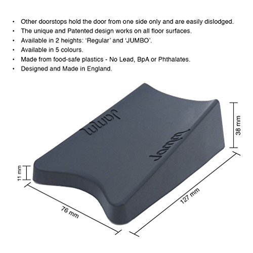 Jamm Jumbo Door Stopper Door Stop Wedge Holds Doors Open in Both