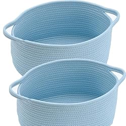 Cute Rope Woven Storage Basket with Handle